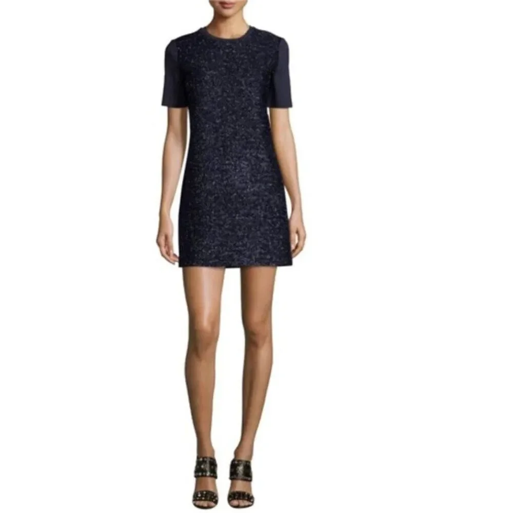 NWT. Tory Burch Metallic shift Dress . SZ XS